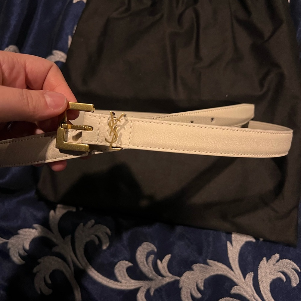 MINI YSL LOGO BELT